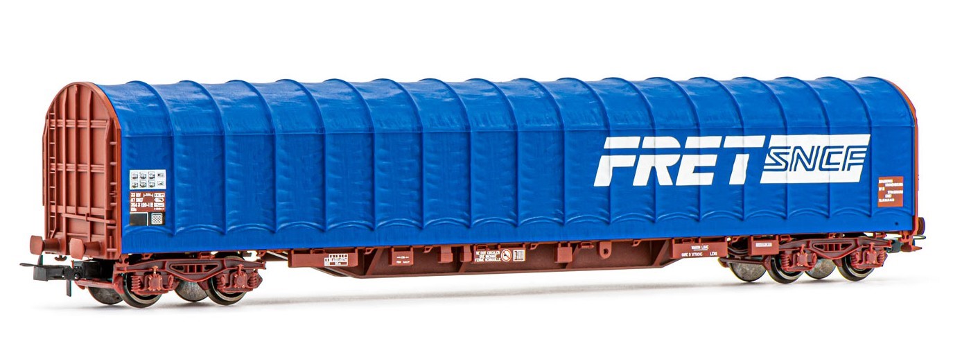Wagon Jouef Bâché Long Gris SNCF FRET - 658400 - Echelle HO - Neuf