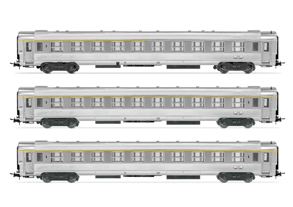 Coffret Jouef HJ4042 Train HO – 3 éléments INOX – Occasion Très Bon état